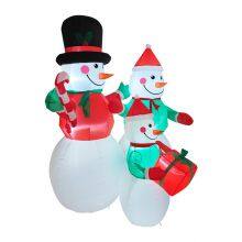 Snowman Inflatable With Inflatable Snow Globe – Perfect for Xmas Decor thumbnail-3