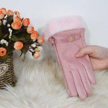 Wholesale Women Men Warm Gloves High Quality Stretch Winter Knit Gloves Factory Direct thumbnail-1