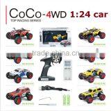 Minitudou High Speed Racing Car Ratio 2.4GHz All-wheel-drive 2.4G 4D RC Monster MT-BG1510C 1 24 Scale Model Trucks thumbnail-4
