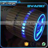 2016 Premium Aluminum Alloy 5V 2.4A Smart IQ Fast Charge USB Car Charger for Android Mobile Phone by Express Free Sample thumbnail-4