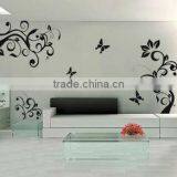 Black Butterfly Tree Combination Wall Stickers thumbnail-1