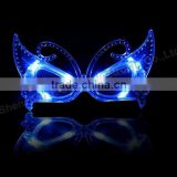 Blinking LED butterfly Eye glasses Party Light Up Flashing Novelty Gift Fun Party Decoration