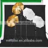 Photo Studio Reflective Umbrella Kit With Portable Backdrop Stand and Carrying Bag