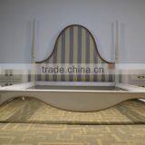 China Manufacturer Wholesale Leather Bed Luxury Hotel Bedroom Bed thumbnail-2