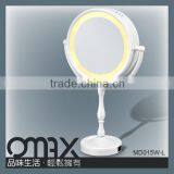 White Coating Beautiful Design 5 Times Magnifying Mirror for Wedding Gift thumbnail-1