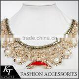 Design Fake Neckline /Pearl Collar/neckline Applique for Woman Suit thumbnail-2