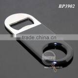 Small Is Beautiful Portable Pocket Black Soft PVC Coated Stainless Steel Metal Wholesale Bottle Opener thumbnail-5