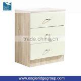 Modern Wood Kanya 3 Drawer Chest Cabinet