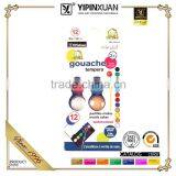 Hot Selling Free Sample 8Colors Dry Water Color Paint Set With Brush thumbnail-2