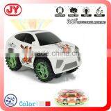 3D flashing light and music battery baby toy car