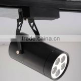9w led track light with ceiling 2 lines base and ce & rohs