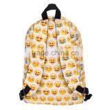 Top Selling High Quality Polyester Custom Emoji Backpack Bag thumbnail-2