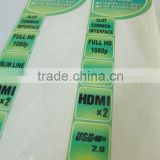 PVC Adhesive Labels/ hang tags/sticker/ barcode label/ labels