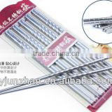 JAPANESE CHOPSTICK STAINLESS STEEL MADE BY JUNZHAN STAINLESS STEEL FACTORY DIRECTLY