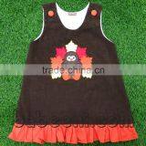 Cute Turkey Applique A-line Dress for Thanksgiving thumbnail-1
