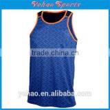 (factory OEM) Cheap Custom Singlets 100% Polyester Singlets thumbnail-2