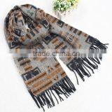 New Product High Quality Fashion Geometric Pattern Scarf WJ-664 thumbnail-4