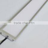 Ultra thin super slim office IP44 Led linear light replacement solution to T8/T5 LED panel grill light