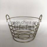 Home Basics Satin Nickel Simplicity Collection Fruit Basket