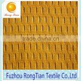 China Suppliers Sale Yellow 100 Polyester 200gsm Hole Net Fabric for Sportwear