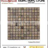 15*15 Biege Carpet Polished Marble Mosaic Tiles thumbnail-3