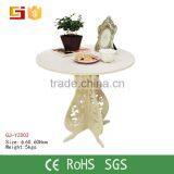 Hot Sale Modern Wood Round Coffee Table Fish Tank Coffee Table Bases Only thumbnail-2