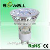 Hot Sales 220-240V 3W/4.5W/7W 2835SMD 9PCS GU10 LED Lamps, 3000K Glass 30000H LED Lights Made in China thumbnail-1