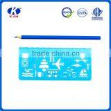 2016 New Style Office and School Supplies Plastic Letter Stencil Ruler for Engineer and Kids thumbnail-3