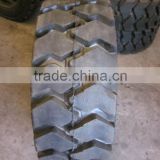 15-19.5 skid steer tire high rubber content super sidewall bobcat tire with rim
