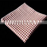 High Quality Chambray Denim Cotton Linen Pocket Square Bandana Handkerchief