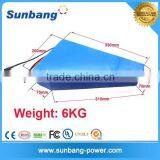 Customized Triangle Shape 18650 Lithium Ion 36v 11ah Ebike Battery thumbnail-1
