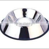 Stainless Steel Dog Bowl With Rubber No-slip Mat Ring thumbnail-1