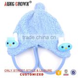 Soft acrylic wholesale knitted baby animal beanie hat