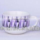 Family Gift New Bone China Drinking Mug/Cup, Ceramic Soup Mug, Ceramic Bowls