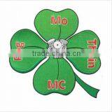 Four - Leaf Lucky Fabric Embroidery Logo Badges Design Quality Choice