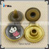 Cute Logo Copper Rivets for Children