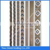 Newest Fashion Gold Silver and Black Bracelet Flash Temporary Metallic Tattoo Sticker                        
                                                Quality Choice