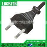 2 Pin European Power Cord