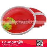 Red Plastic Throw and Catch LED Lighting Chuck Ball