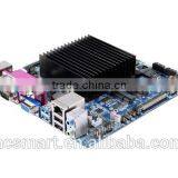 IntelJ1900 POS 12v DC Fanless Mini Itx Motherboard With Lvds 1LPT 1LAN 1 VGA 6 COM