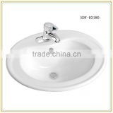 hot sale ceramic hand wash sink 22 inch bathroom above counter wash basin