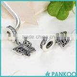 925 Sterling Silver Love Takes Flight, Clear CZ Butterfly Charms Beads Fit Bracelet & Necklace Jewelry Accessories thumbnail-3