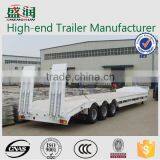 China Trailer Factory Tri-axle Semi Trailer, Low Bed Trailer thumbnail-5