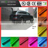 Factory Direct Sales 1.52*20m Matte Chrome Vinyl Film With Air Bubble Channel Car Wrapping thumbnail-2