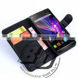 New Design Classical Flip Magnetic Wallet Leather Case With Card Slots For Wiko Wax PU Leather Case Mobile Phone Case Cover thumbnail-5