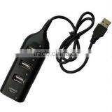 High Speed 4 Port Mini USB 2.0 HUB Adapter For Laptop PC 480Mbps thumbnail-2