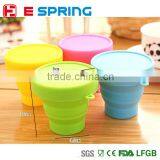 Travel Sport Camping Silicone Collapsible Cup thumbnail-1