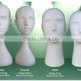 Abstract Head Mannequin for Wig,hat,glasses,scarf,necklace Dispaly