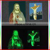 Custom Glow in the Dark Sticker With Jesus Colorful Printing thumbnail-1