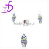 Wholesale Girls Jewelry Set in 925 Sterling Silver Enamel OEM Welcome thumbnail-1